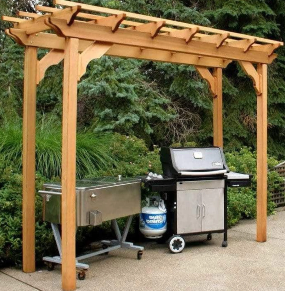 Creekvine Designs Red Cedar Monterrey Pergola