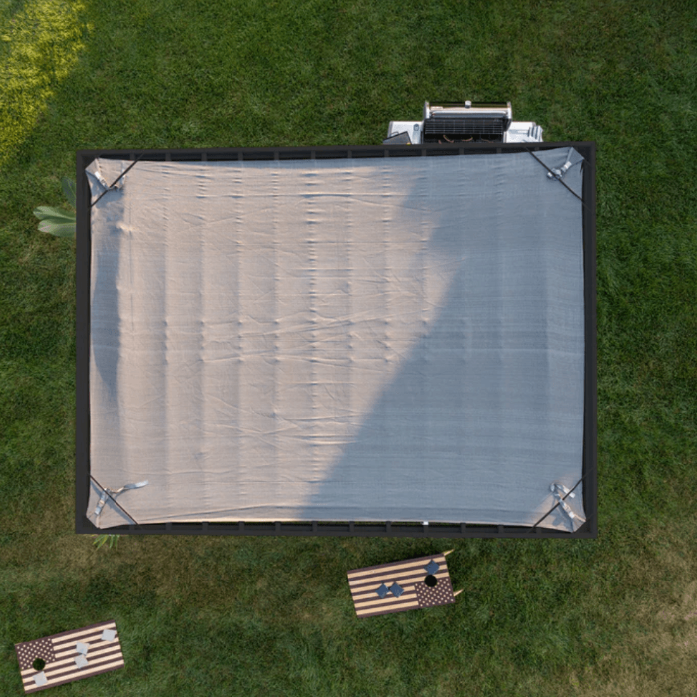 Backyard Discovery Trenton Galvanized Steel Pergola with Canopy