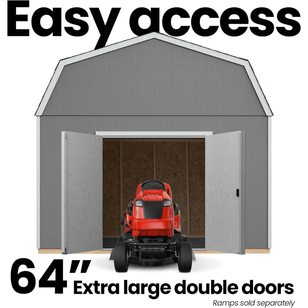 Hudson 12 ft. W x 16 ft. D Wood Storage Shed
