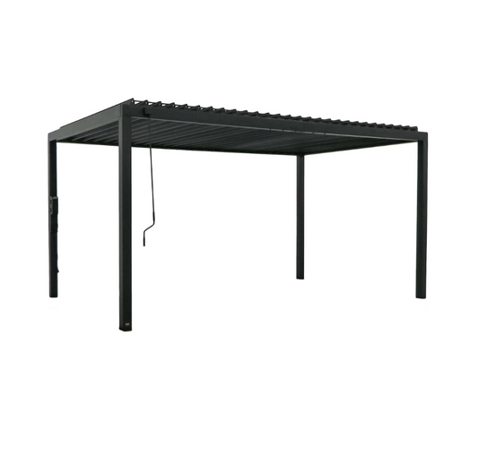 Backyard Discovery Sarasota 16’x10′ Galvanized Steel Louvered Pergola