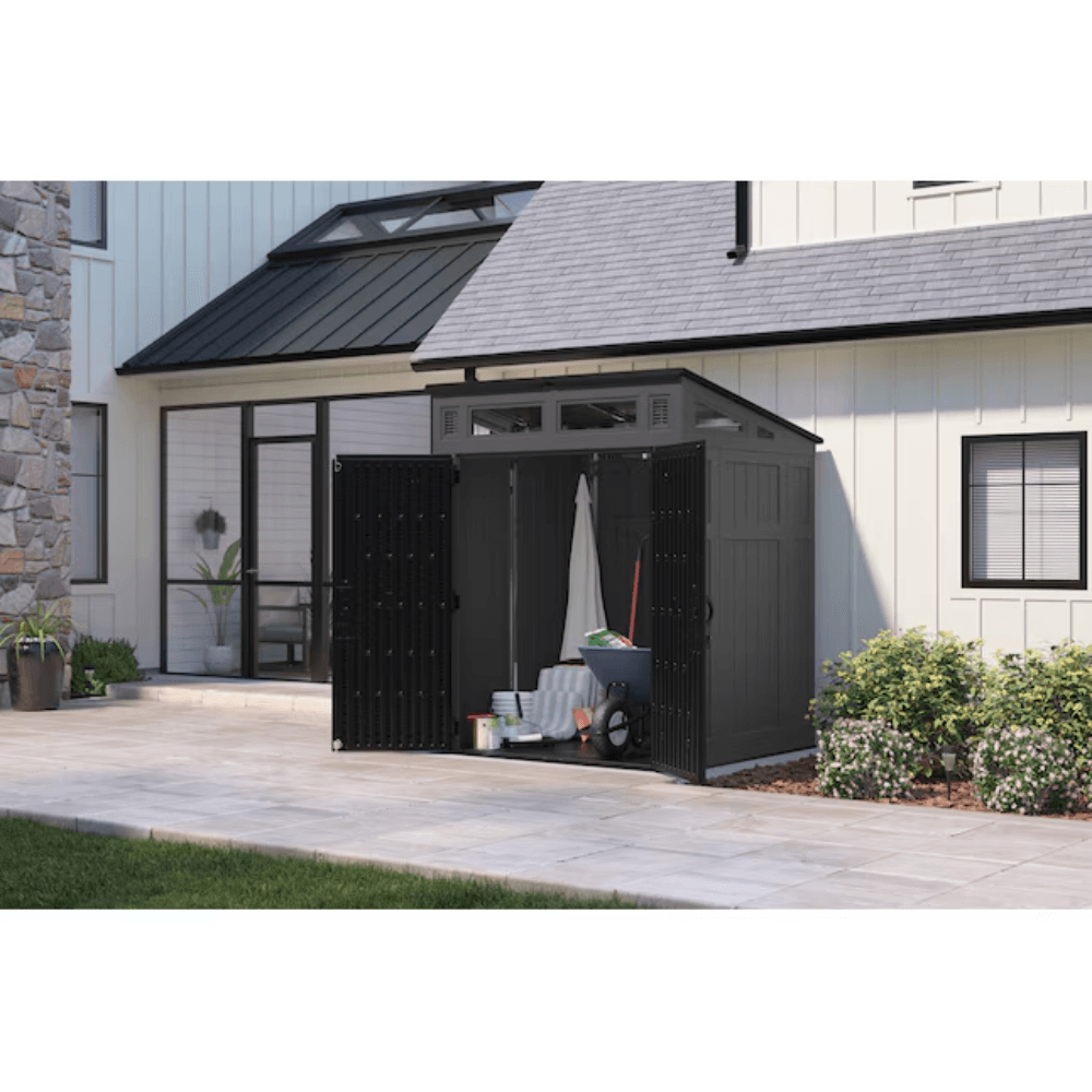 Suncast 6-ft x 5-ft Resin Shed Lean-to Resin Storage Shed (Floor Included)