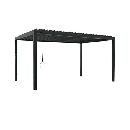 Backyard Discovery Sarasota Galvanized Steel Louvered Pergola