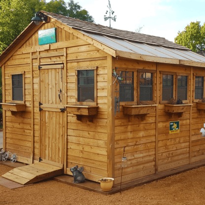 Cedar Sunshed Garden Shed | 12×12