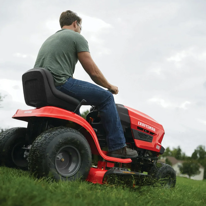 Craftsman T110 | 42″ Riding Mower | 17.5 HP Briggs and Stratton Engine | 7-Speed Transmission