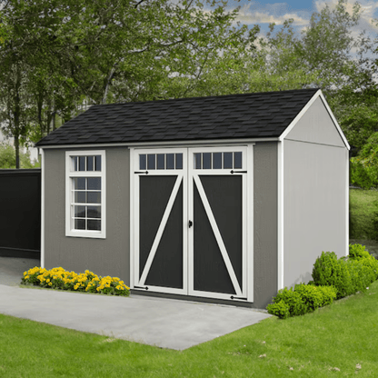 Heartland Coronado 12-ft x 8-ft Gable Style Wood Outdoor Storage Shed with Windows