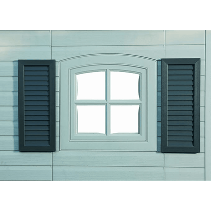 Lifetime 8×10 Outdoor Plastic Shed W/ Floor and Windows (60238)