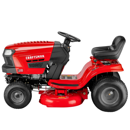Craftsman T110 | 42″ Riding Mower | 17.5 HP Briggs and Stratton Engine | 7-Speed Transmission