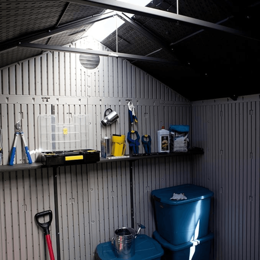 Lifetime 8×10 Outdoor Plastic Shed W/ Floor and Windows (60238)
