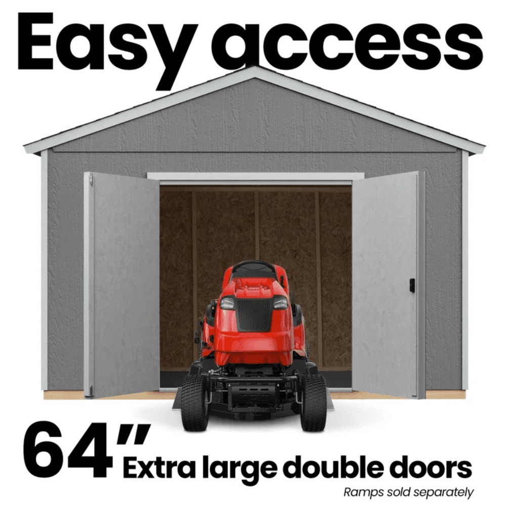 Rookwood 10 ft. W x 10 ft. D Wood Storage Shed With Floor