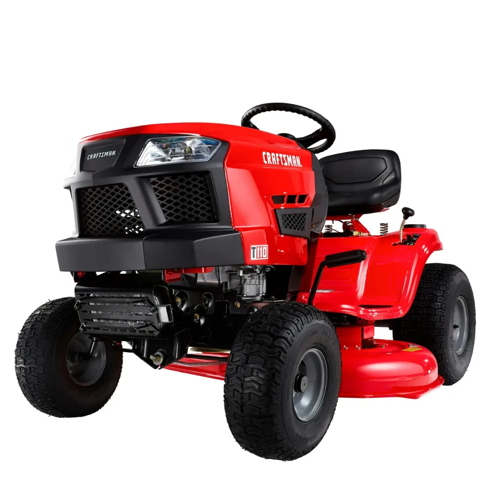 Craftsman T110 | 42″ Riding Mower | 17.5 HP Briggs and Stratton Engine | 7-Speed Transmission