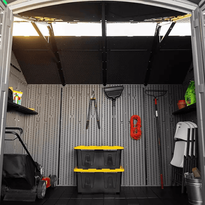 Lifetime 10′ x 8′ Outdoor Storage Shed, Gray