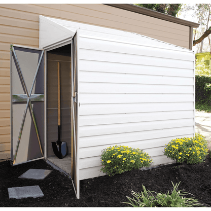 Arrow 4-ft x 7-ft Yardsaver Galvanized Steel Storage Shed