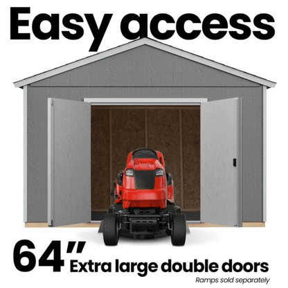 Astoria 12 ft. W x 12 ft. D Wood Storage Shed