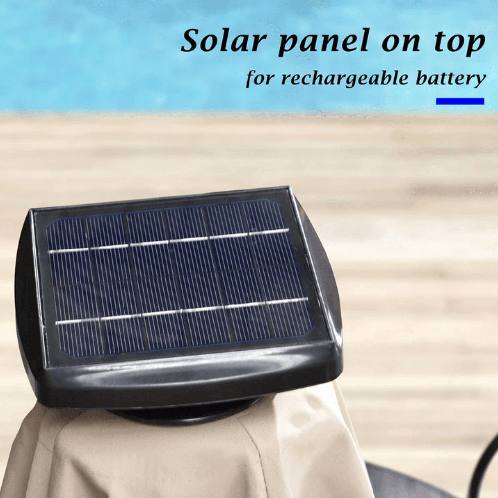 PURPLE LEAF Double Top Deluxe Solar Powered LED