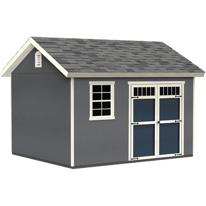 Beachwood 10 ft. W x 12 ft. D Wood Storage Shed