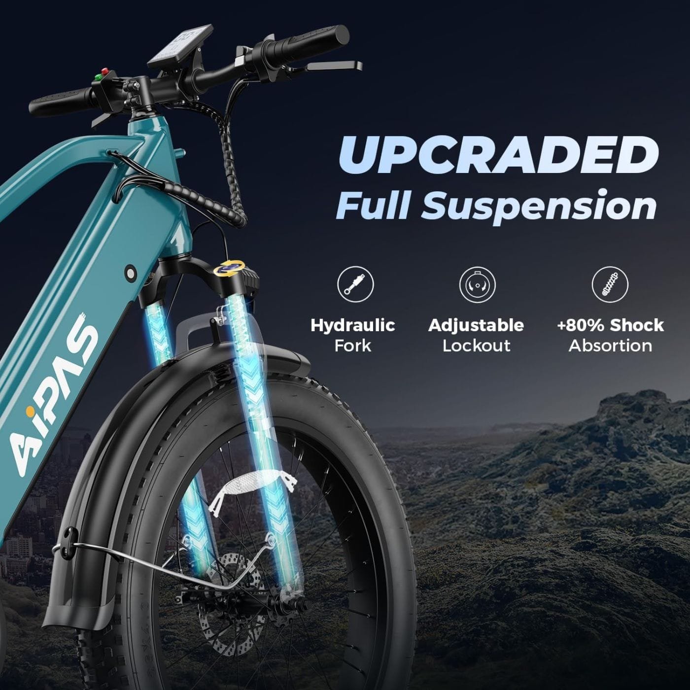 Aipas M2 Xterrain Ebike Aipas-M2-black