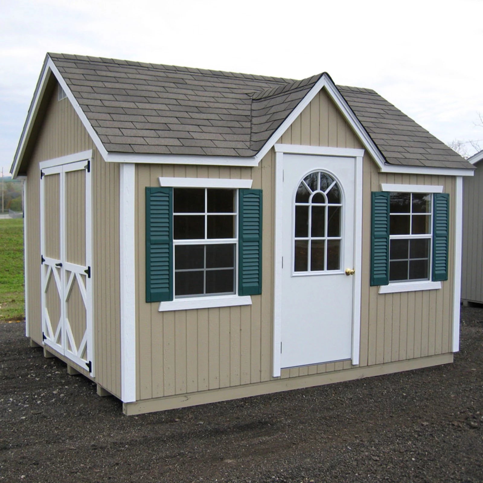 Little Cottage 12 x 10 ft Classic Wood Cottage Panelized Storage Shed