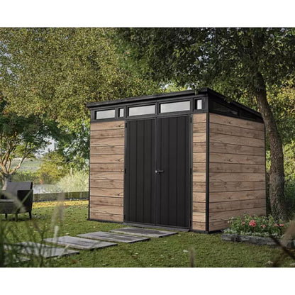 Keter Signature Pine/Graphite DecoCoat Shed 9×7