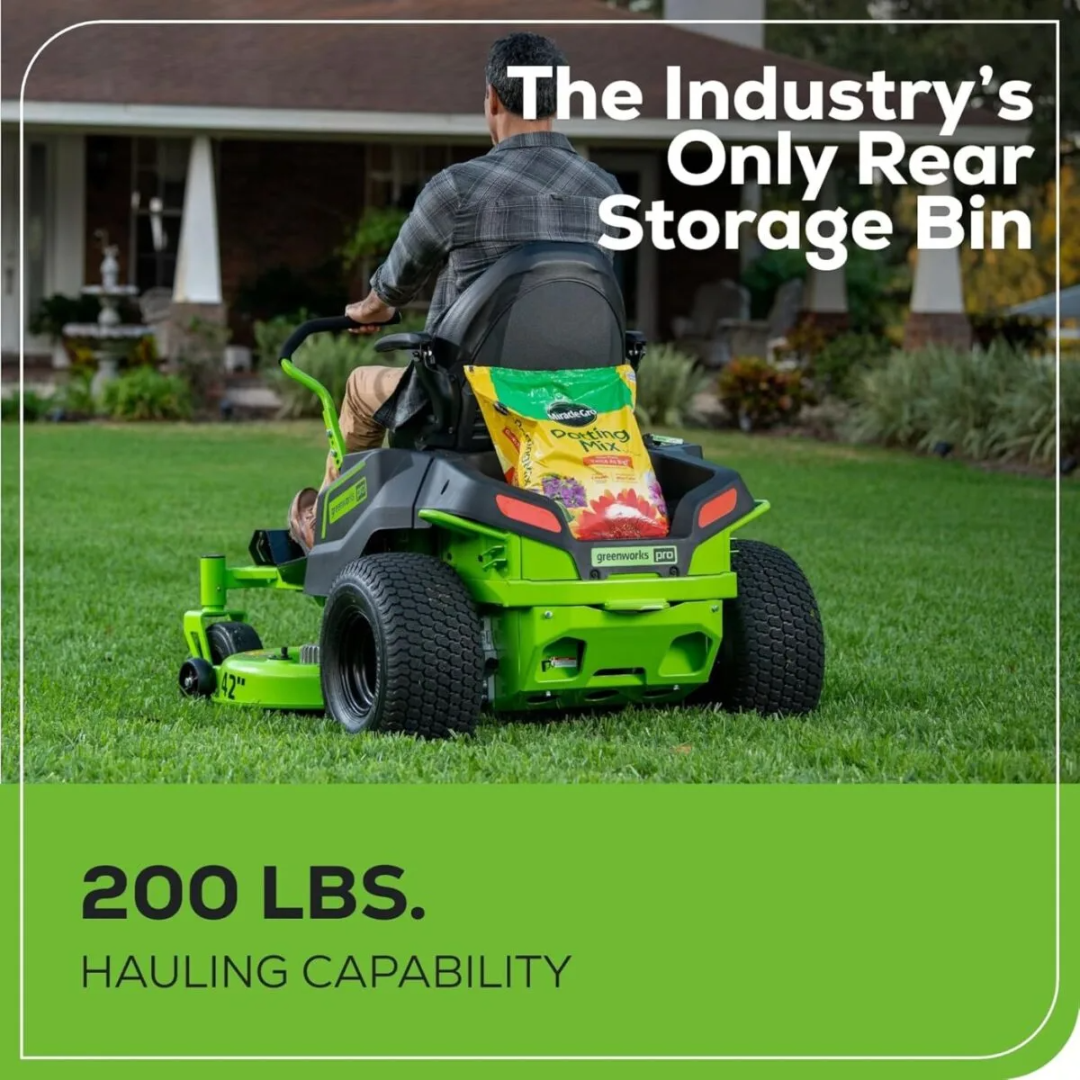 Greenworks 60V 42” Cordless Electric CrossoverZ Zero Turn Riding Mower