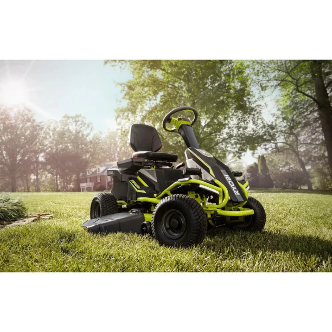 RYOBI 38 in. 100 Ah Battery Electric Rear Engine Riding Lawn Mower