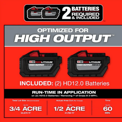Milwaukee 2823-22HD M18 FUEL Self-Propelled Dual Battery Mower Kit