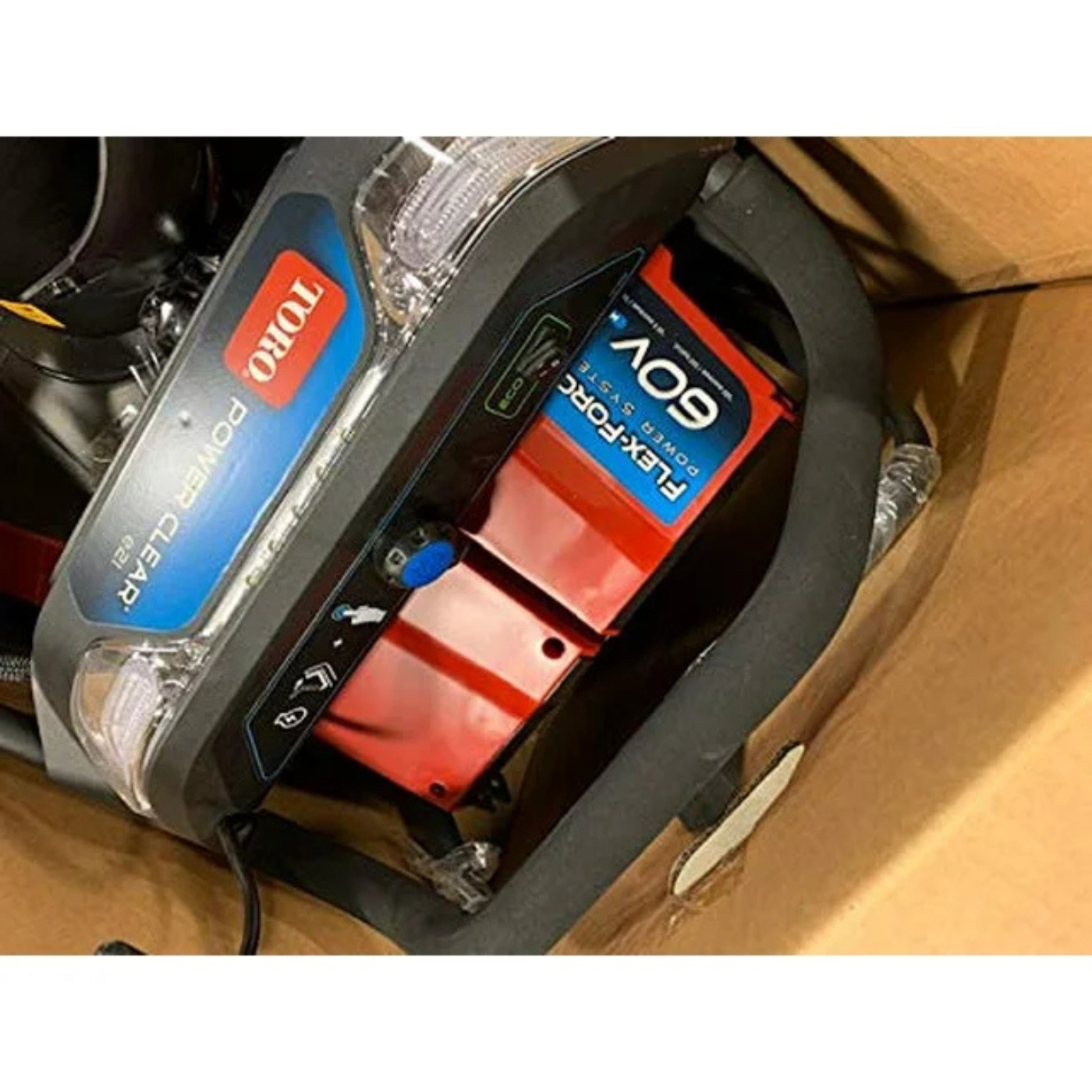 Toro Power Clear 21 in. W Single-Stage Electric Start Battery Snow Blower