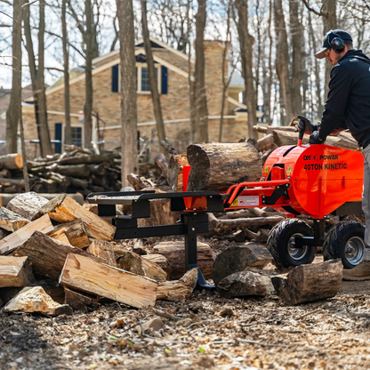 Detail K2 OPS240 40 Ton 7 HP 208cc 1 Sec Cycle Time Kinetic Log Splitter