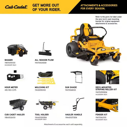 Cub Cadet Ultima ZT1 50 in. Fabricated Deck 23HP V-Twin Kawasaki FR Series