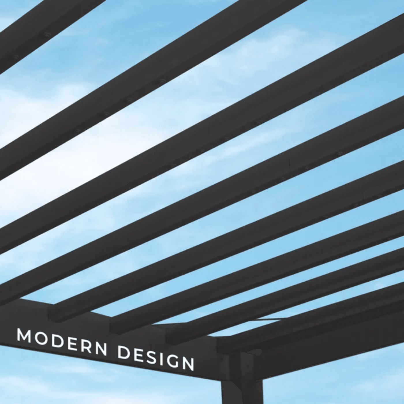 Backyard Discovery Trenton Galvanized Steel Pergola with Canopy