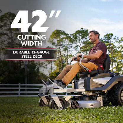 Cruz 42 in. 19.0 HP 540cc EX1900 Series Briggs and Stratton Engine Dual Hydrostatic