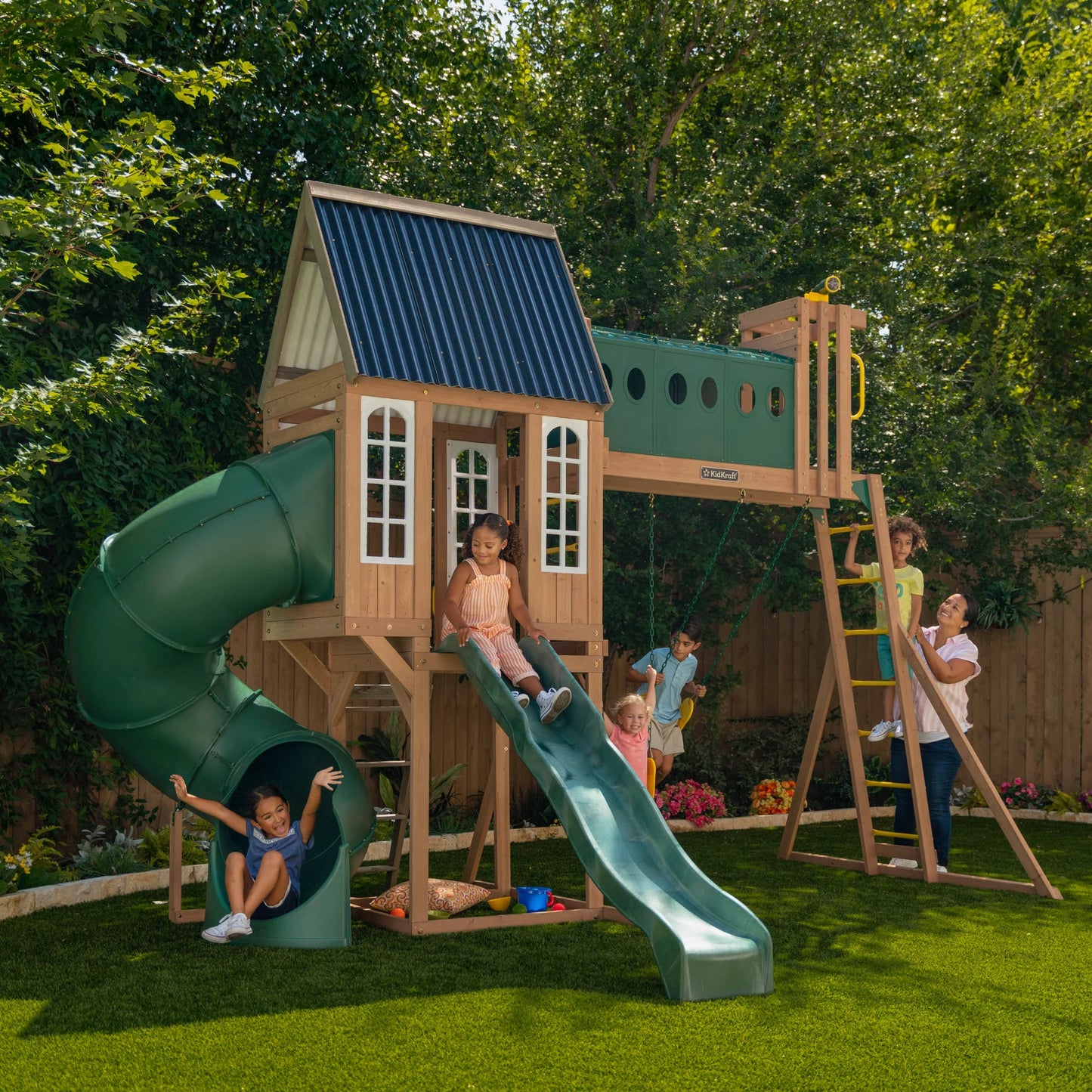 Kidkraft Skyway Resort Wooden Swing Set