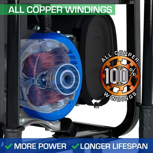 DuroMax XP13000HXT 13,000 Watt Electric Start Tri-Fuel Natural Gas/Propane