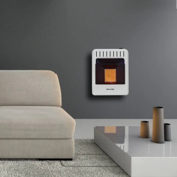 Avenger Reconditioned Dual Fuel Ventless Infrared Gas Space Heater – 10,000 BTU