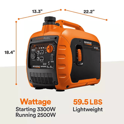 Generac 7153 GP3300i Portable Inverter Generator
