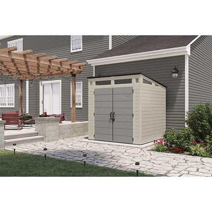 Suncast 7′ x 7′ Modernist Resin Outdoor Storage Shed