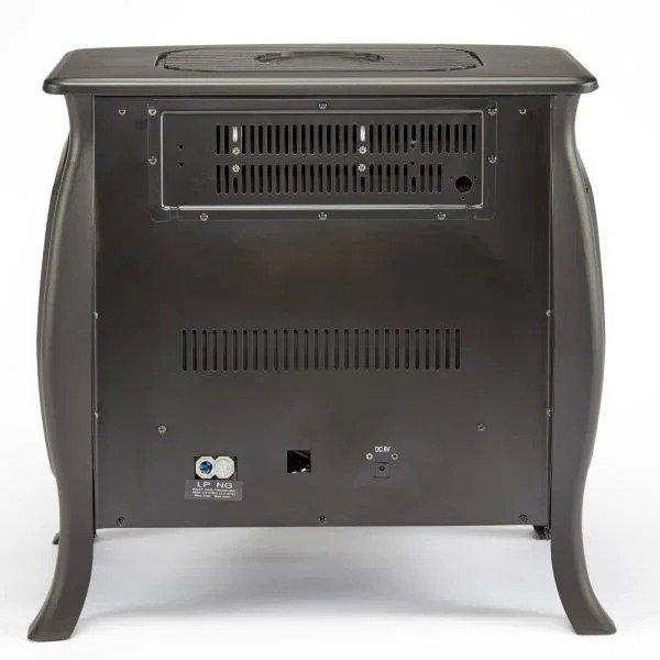 Duluth Forge Dual Fuel Ventless Gas Stove – 26,000 BTU, Remote Control, Matte Black Finish
