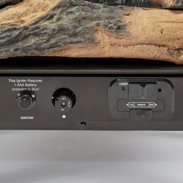 Duluth Forge Dual Fuel Ventless Gas Stove – 26,000 BTU, Remote Control, Matte Black Finish