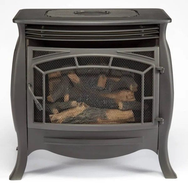 Duluth Forge Dual Fuel Ventless Gas Stove – 26,000 BTU, Remote Control,