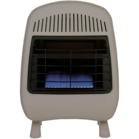 ProCom Reconditioned Dual Fuel Ventless Blue Flame Heater – 20,000 BTU, T-Stat Control – Model# MD200TBF-R