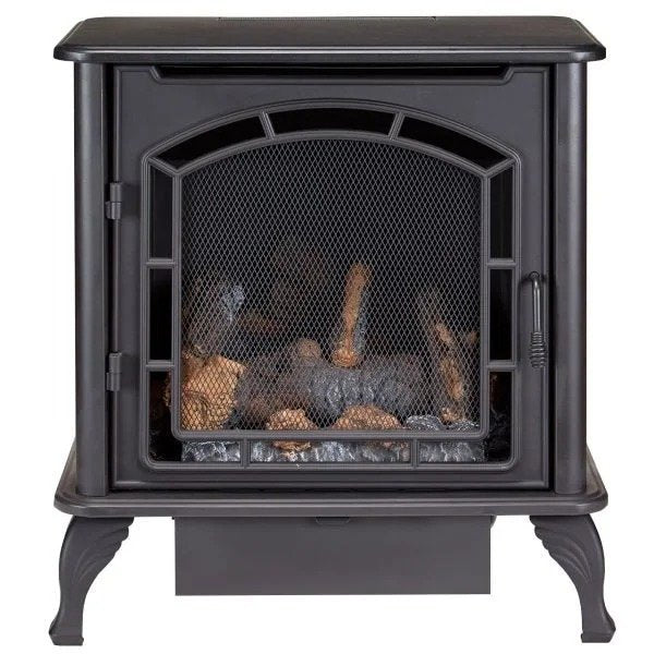 Duluth Forge Dual Fuel Ventless Gas Stove – 23,000 BTU, T-Stat Control