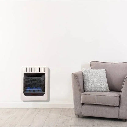 Factory Reconditioned Blue Flame Gas Heater – 10,000 BTU, Dual Fuel – Model# BF10M-B-R