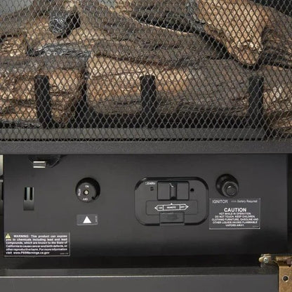Duluth Forge Full Size Dual Fuel Ventless Gas Fireplace With Mantel – 32,000 BTU, Remote Control, Walnut Finish – Model# FDI3
