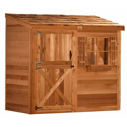 Cedarshed Bayside 8×4 Lean To Storage Shed