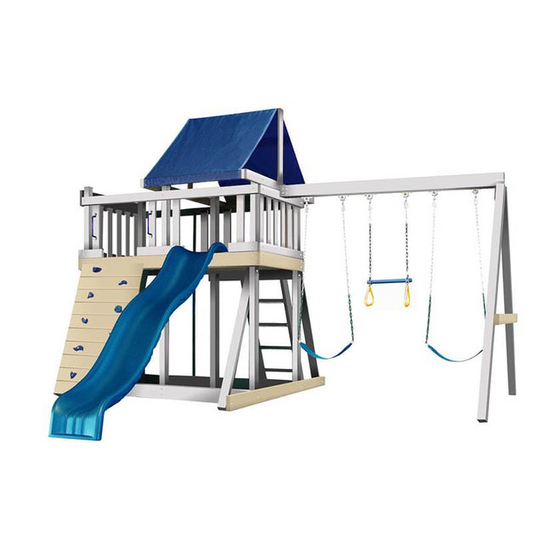 Congo Monkey Playsystem Adventurer Wooden Swing Set