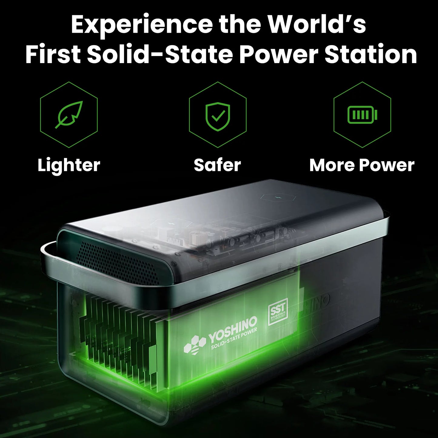 Yoshino B4000 SST New Solid-State Portable Power Station 2,611Wh, 4,000W Continuous