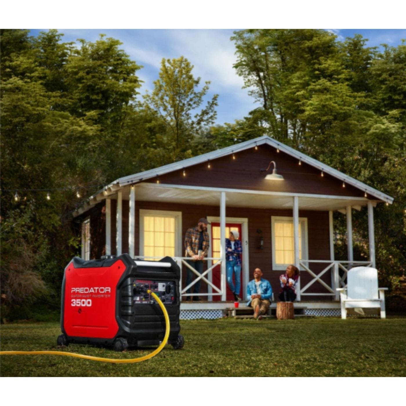 Predator 3500 Watt SUPER QUIET Inverter Generator with CO SECURE Technology