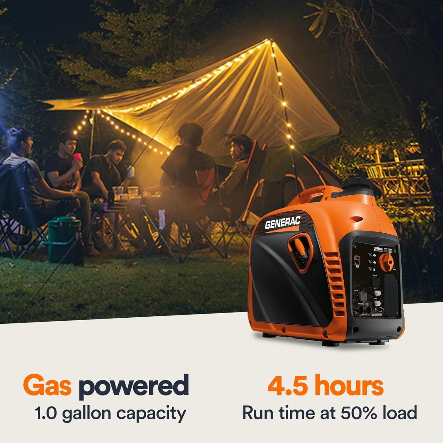 Generac 8251 GP2500i Portable Inverter Generator