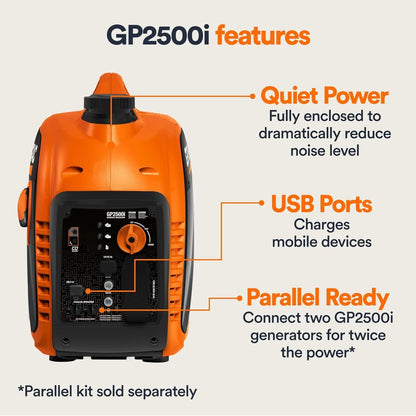 Generac 8251 GP2500i Portable Inverter Generator
