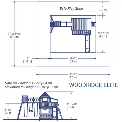 Backyard Discovery Woodridge Elite Swing Set